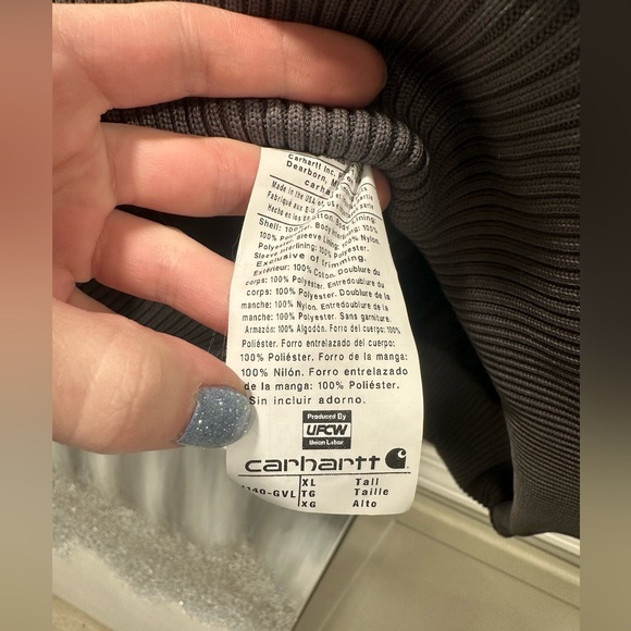 Carhartt Men’s Big & Tall Duck Active Jacket Loose Fit - Picture 7 of 7